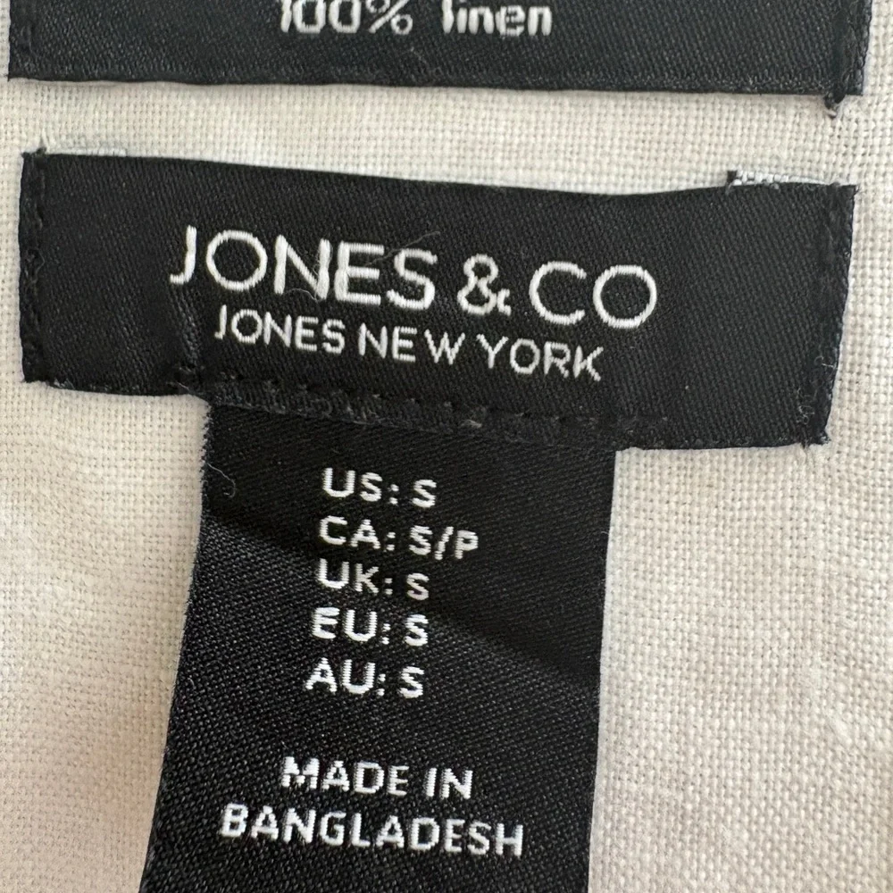 Jones New York Women's White Jean Jacket - Picture 5 of 7